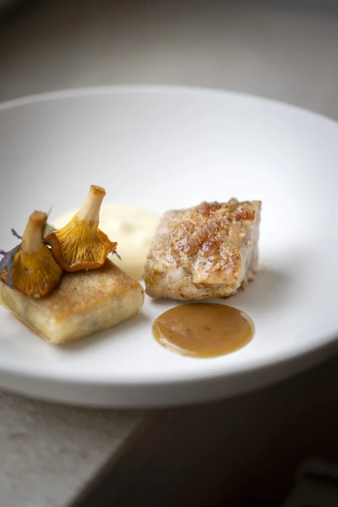 Assiette aux girolles